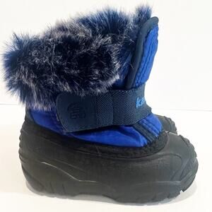 Kamik Blue Snow Boots sz 5 toddler Waterproof Insulated Winter Boots